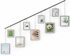 Umbra Exhibit 9 -osainen Kehyssetti 220,2x77,2x2,5 Cm Musta -Aarikka Shop umbra exhibit 9s kehyssetti musta2