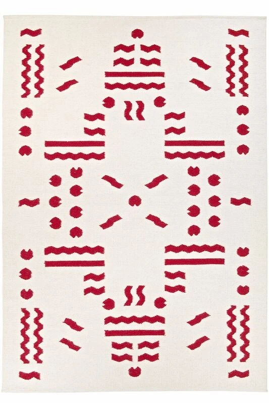 VM-Carpet Valokki Villamatto Punainen 160x230 Cm 4 VM-Carpet Valokki Villamatto Punainen 160x230 Cm - Image 2