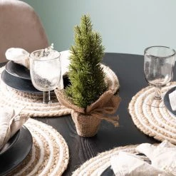 Bloomingville Yoko Lautanen Ø 16 Cm Musta 4-pakkaus